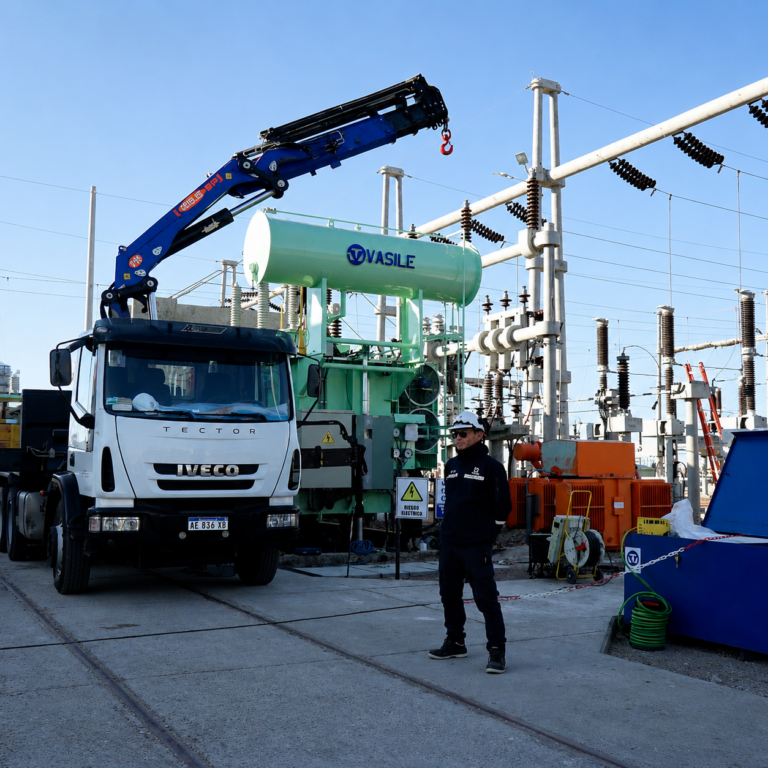 El nuevo transformador promete duplicar la potencia eléctrica en Zapala